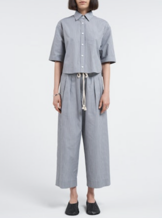 Crop Oversized Shirt