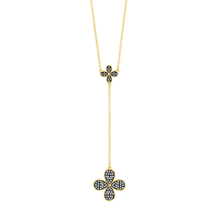 Blossoming Lariat Necklace