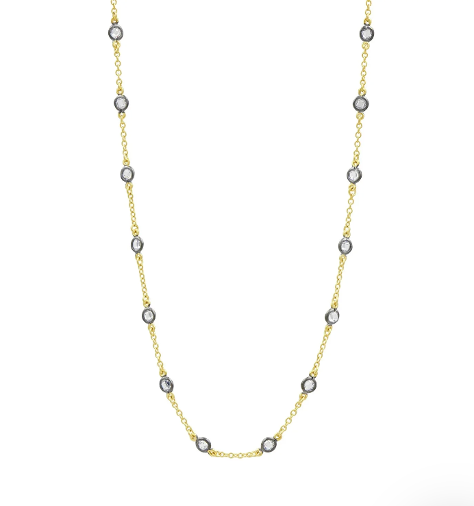 Mini Bezel Stone Necklace