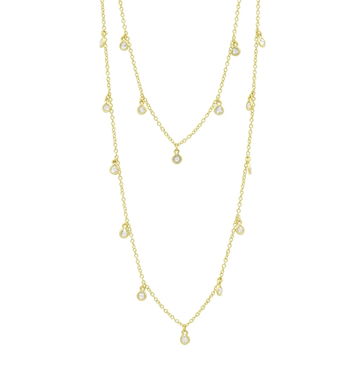 Droplet 36" Long Necklace