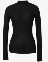 Wool Mock Neck Sweater
