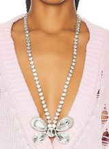 Crystal Butterfly Necklace
