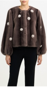 Rhinestone Benson Coat