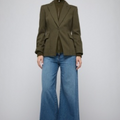 Auden Knit Combo Blazer