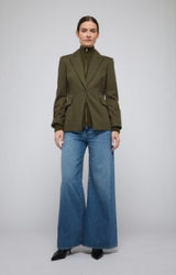 Auden Knit Combo Blazer