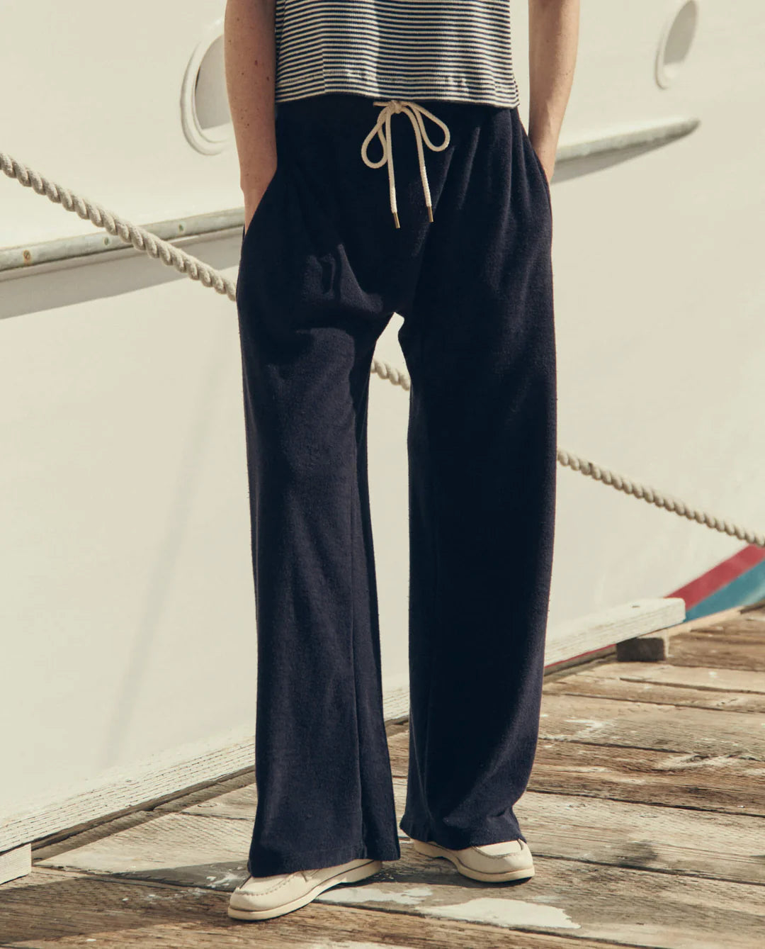 Micro Terry Horseshoe Sweatpants