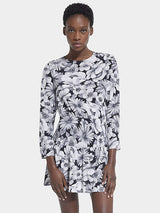 Short Floral Print Dress