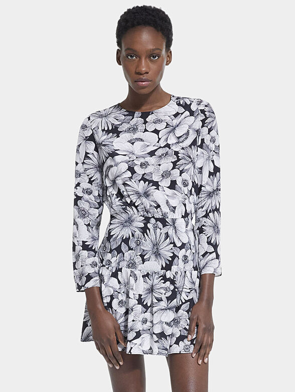 Short Floral Print Dress