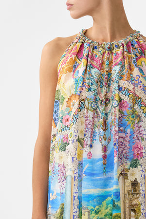 DRAWSTRING DRESS