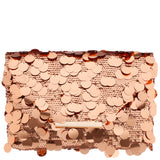 Umma Dark Gold Sequin Clutch