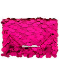 Umma Fuchsia Sequin Clutch