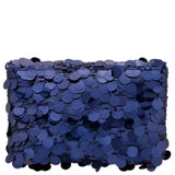 Umma Navy Sequin Clutch