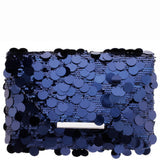 Umma Navy Sequin Clutch