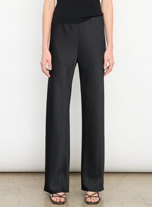 COLETTE HIGH WAIST FLUID SATIN BIAS PANT