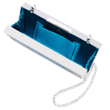 Ziona Cielo/Limelight Colorblock Crystal Minaudiere