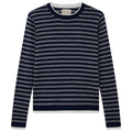 Stripe Double Trim Crew