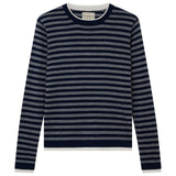 Stripe Double Trim Crew