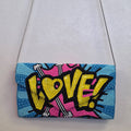 Beaded Love Clutch