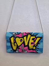 Beaded Love Clutch