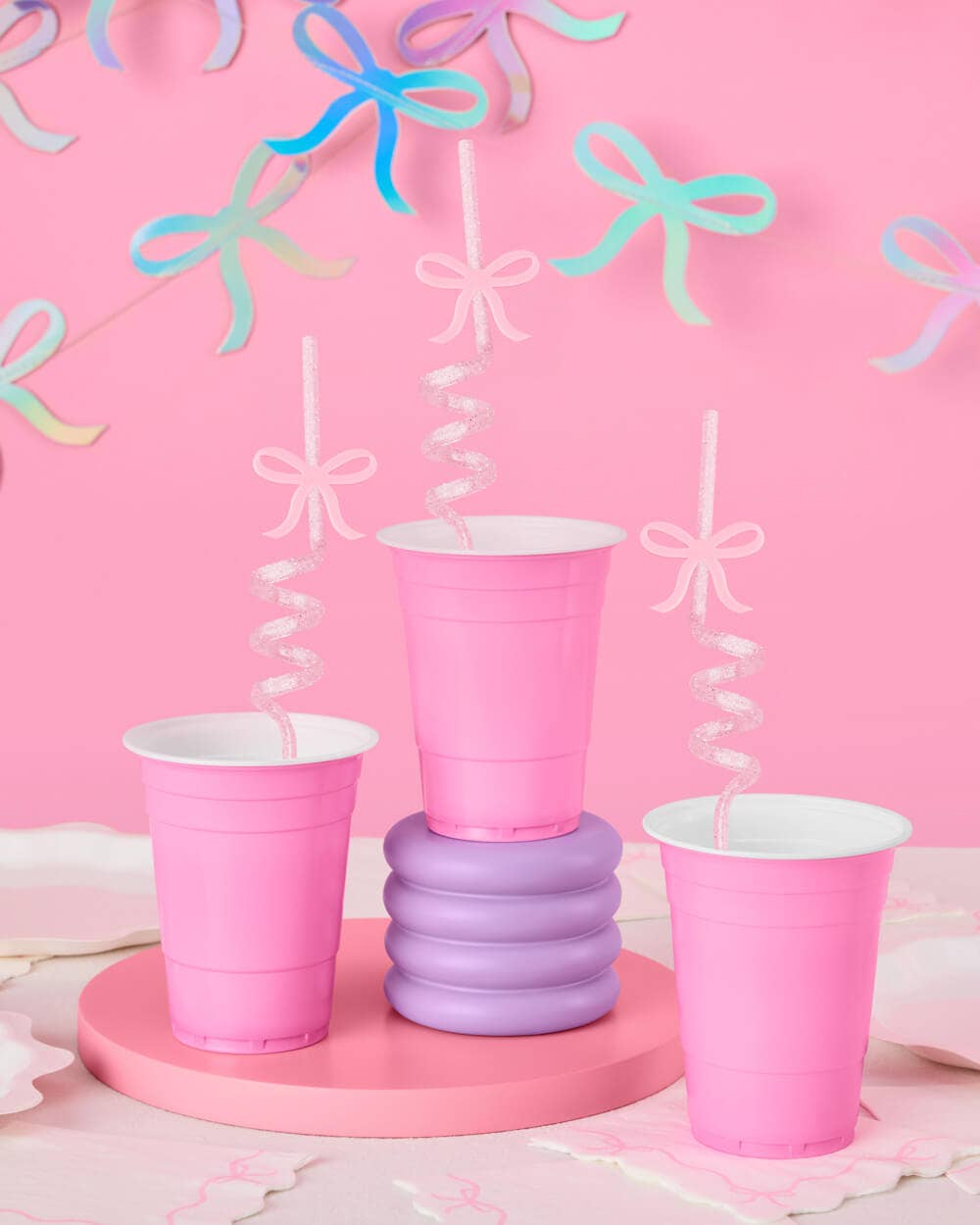 Tying the Knot Bow Straws