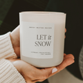 Let It Snow Soy Candle