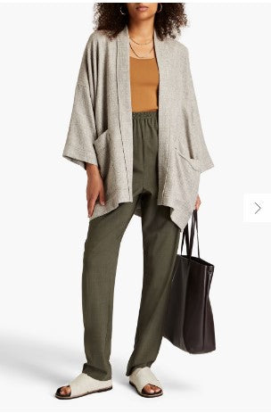 Slub Alpaca-Blend Kimono