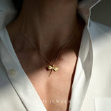 Mini Dragonfly Necklace