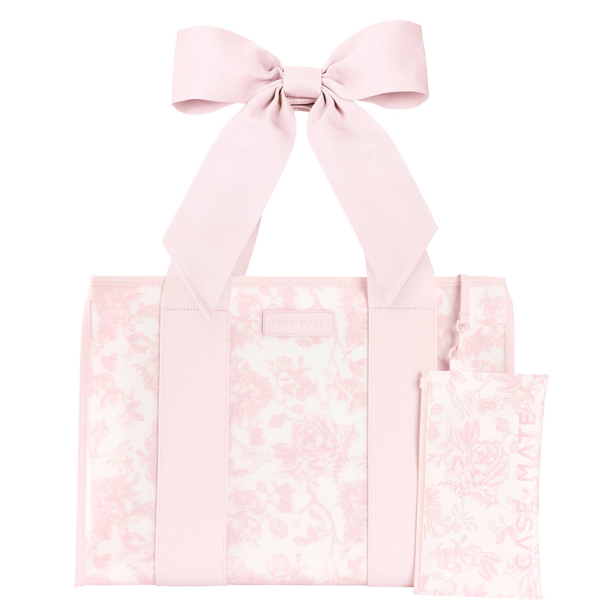 Afternoon Rosé Bow Jelly Tote Bag