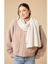 Cozy Cable Knit Scarf
