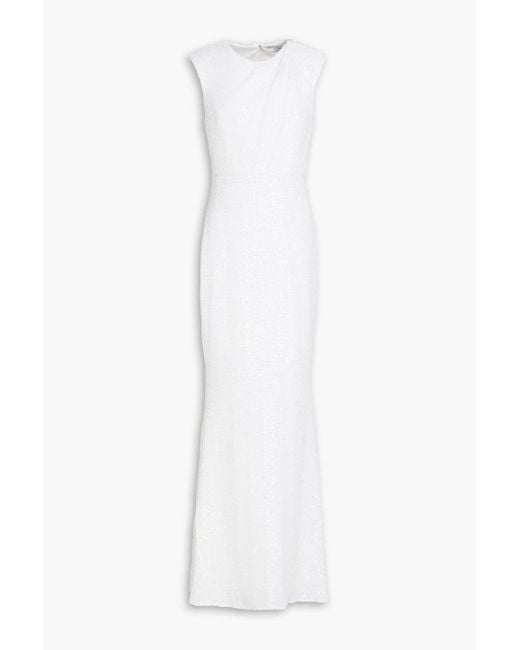 Sequined Mesh Gown