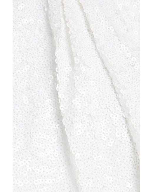 Sequined Mesh Gown