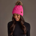 Cable Knit Pom Hat