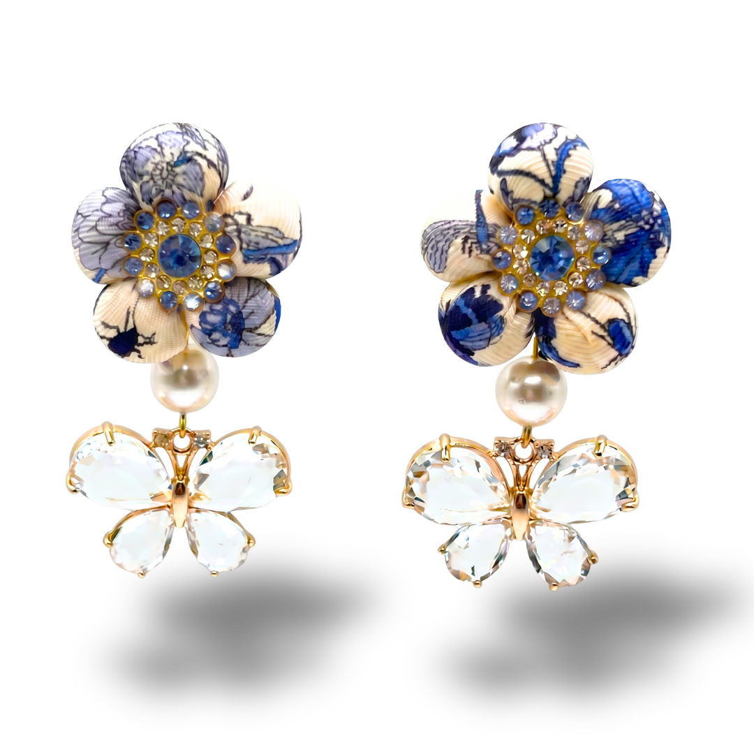 Gucci Flora Butterfly Earrings