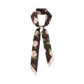 "Camellia" Silk Skinny Scarf
