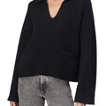 Danica Wool-Cashmere Polo Sweater