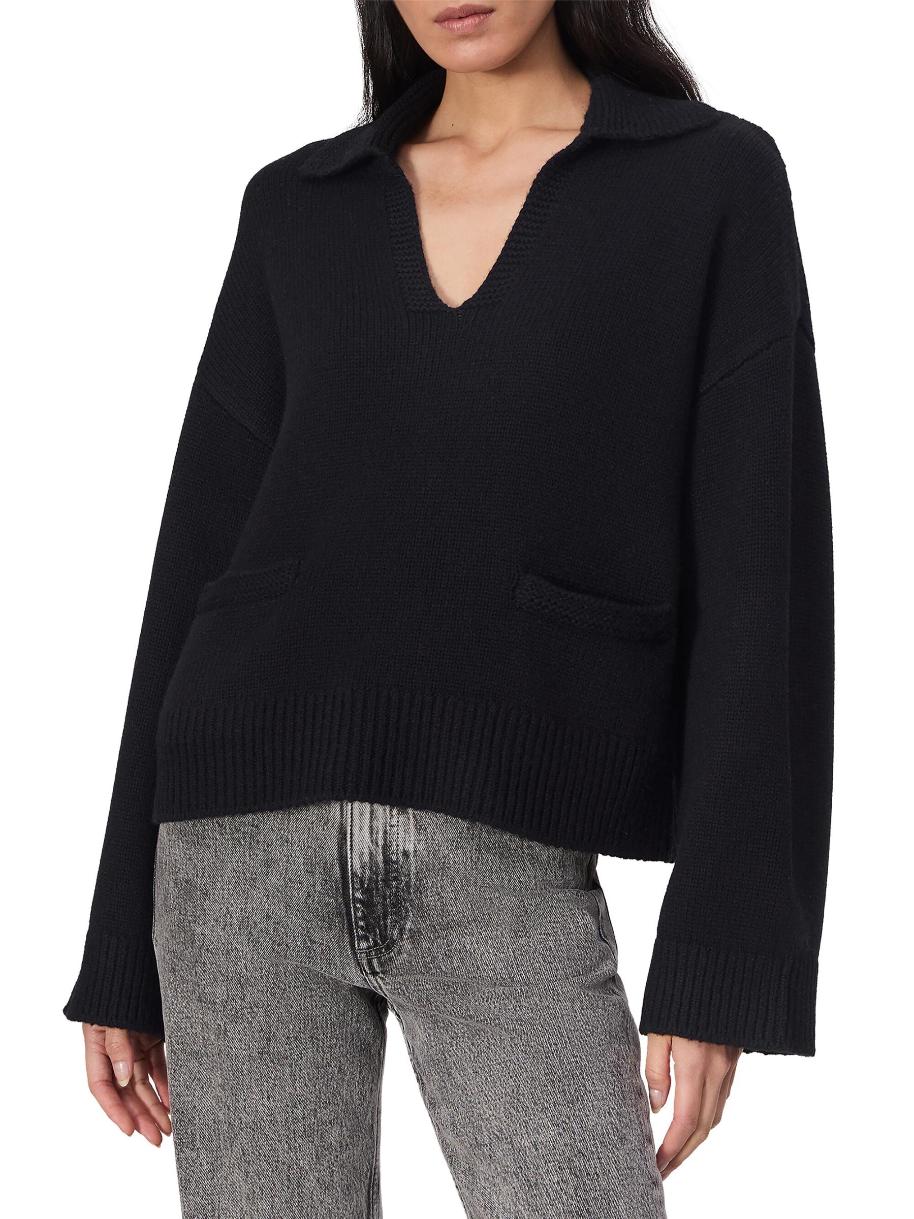Danica Wool-Cashmere Polo Sweater