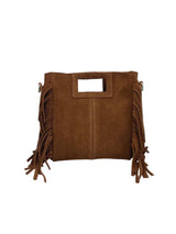 Suede Fringe Handbag