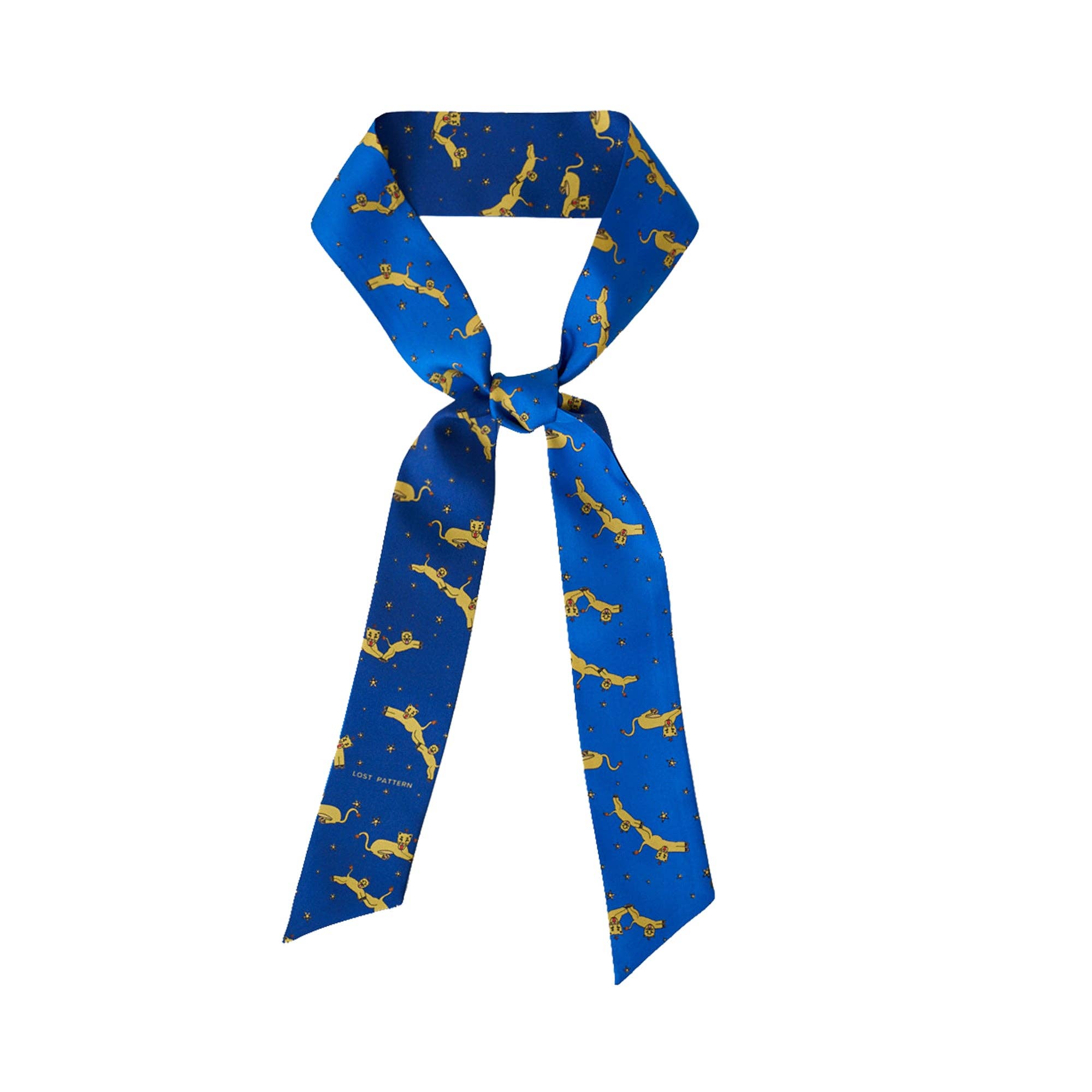 "Journey" Silk Skinny Scarf