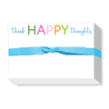 THINK HAPPY THOUGHTS BIG & BOLD NOTEPAD