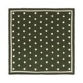 "Retro Polka" Silk Bandana Scarf