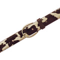 Cow Printed Suede Belt