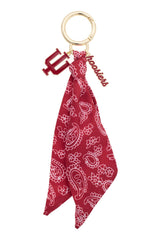 Indiana Hoosiers (IU) Bandana Bag Charm