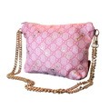Gucci Horsebit Pink Scarf Crossbody