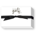 To Do After Golf Big and Bold Notepad