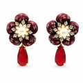 Chanel Vintage Silk Necktie Earrings