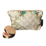 Gucci Vintage Silk Scarf Beauty Bag