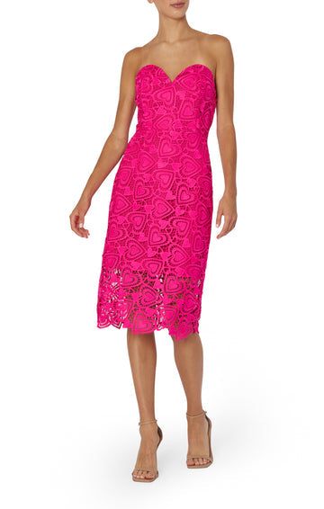 Lucia Heart Lace Dress