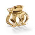 Selene Claw Clip: 14K Gold Plate