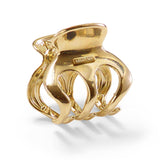 Selene Claw Clip: 14K Gold Plate