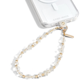 Crystal Pearl Gold Phone Charm